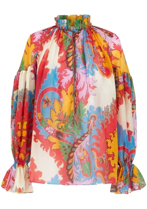 ETRO abstract-print blouse - Pink