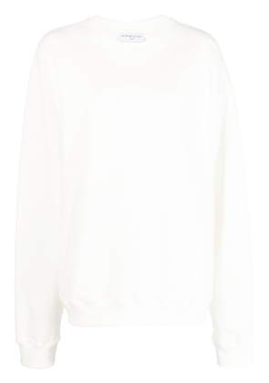 Ih Nom Uh Nit logo-print crew neck sweatshirt - White