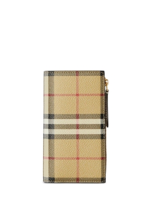 Burberry Vintage Check-pattern bi-fold wallet - Neutrals