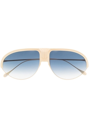 Rigards oversized-frame sunglasses - Gold