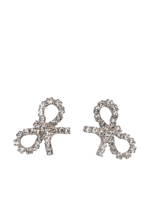 Jennifer Behr Romy crystal-embellished earrings - White