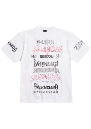 Balenciaga DIY Metal cotton T-shirt - White