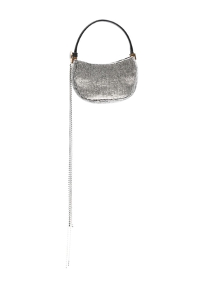Magda Butrym micro Vesna embellished clutch bag - Silver