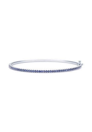 KWIAT 18kt white gold Stackable sapphire bangle - Silver