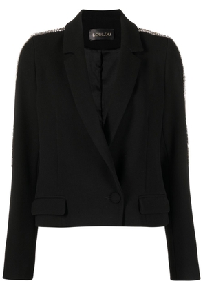 Loulou Belezza crystal-embellished blazer - Black