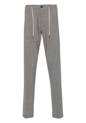 Eleventy pressed-crease trousers - Grey