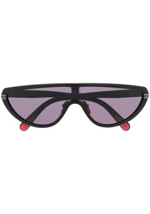Moncler Eyewear Vitesse shield-frame sunglasses - Black