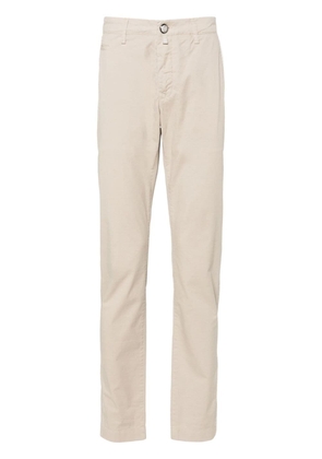 Jacob Cohën mid-rise cotton chino trousers - Neutrals