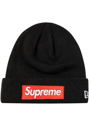 Supreme x New Era box-logo beanie - Black