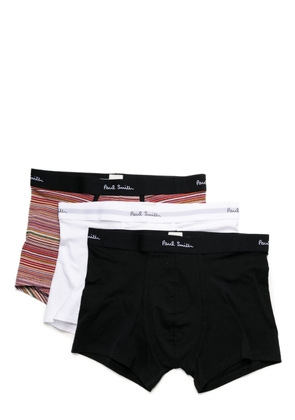 Paul Smith logo-waistband briefs (pack of three) - Black