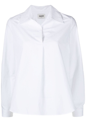 Claudie Pierlot spread-collar poplin blouse - White