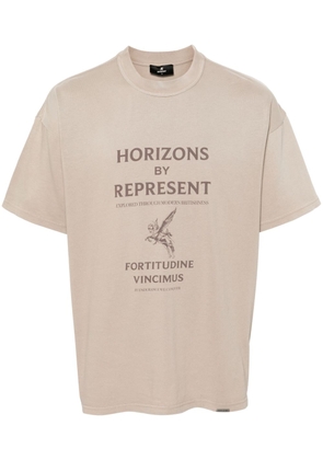 Represent Horizons cotton T-shirt - Neutrals