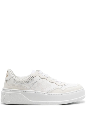 Gucci GG Supreme leather sneakers - White