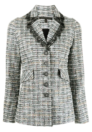 SHIATZY CHEN tweed tailored blazer - Multicolour