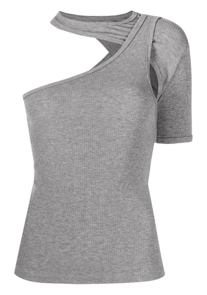 RTA asymmetric short-sleeved T-shirt - Grey