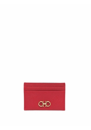 Ferragamo Gancini leather card holder - Red