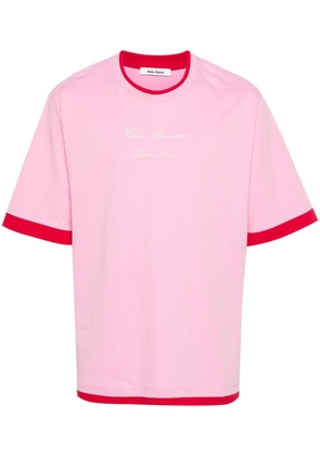 Wales Bonner Marathon organic cotton T-shirt - Pink