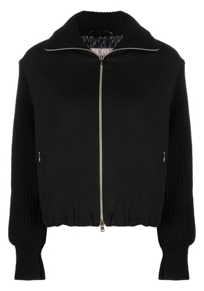 Herno long-sleeve zip-up jacket - Black