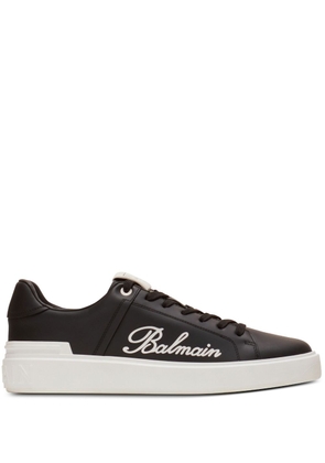 Balmain B-Court leather sneakers - Black