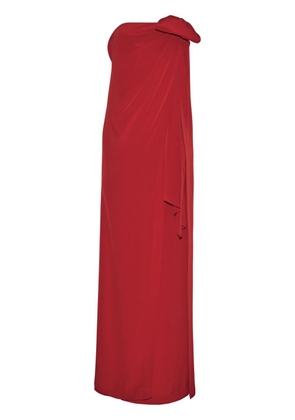 Adam Lippes silk maxi dress - Red