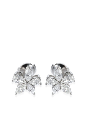 Tiffany & Co. Pre-Owned platinum Victoria diamond earrings - Silver