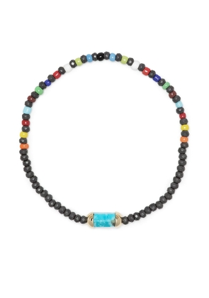 LUIS MORAIS turquoise bolt bead bracelet - Grey