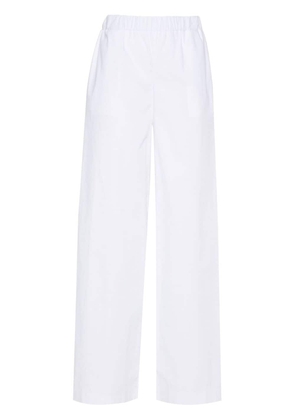 Federica Tosi wide-leg cotton trousers - White