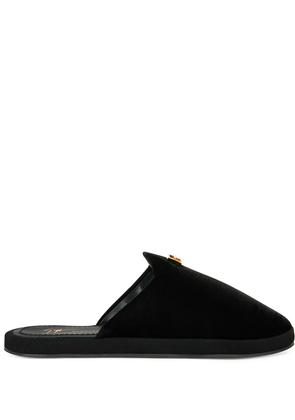 Giuseppe Zanotti Domitille velvet slippers - Black
