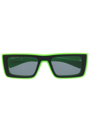 Off-White Eyewear Jacob rectangle-frame sunglasses - Green