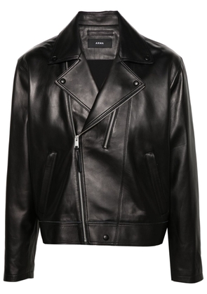 Arma Marius leather jacket - Black