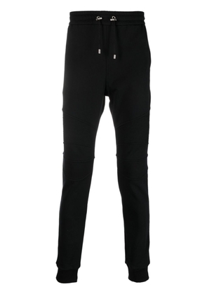 Balmain organic cotton fitted track pants - Black