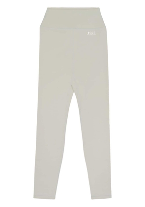 Sporty & Rich Action logo-print leggings - Neutrals