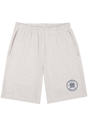 Sporty & Rich Bristol Crest cotton track shorts - Grey