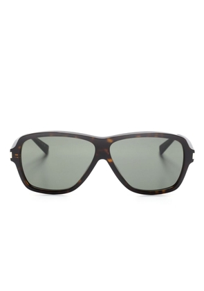 Saint Laurent Eyewear Carolyn oversized-frame sunglasses - Grey