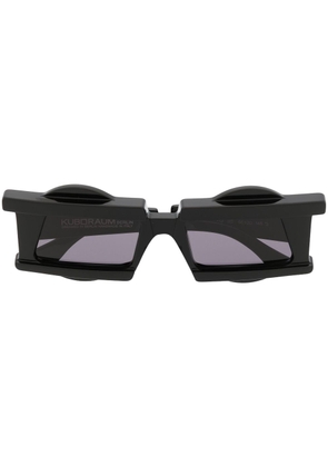 Kuboraum 3d detailled frame sunglasses - Black