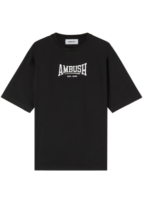 AMBUSH logo-print organic-cotton T-shirt - Black