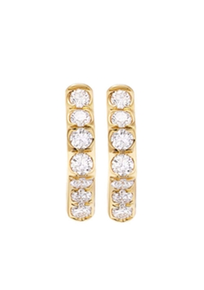 David Yurman 18kt yellow gold Stax diamond earrings