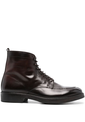 Alberto Fasciani Caleb leather ankle boots - Brown