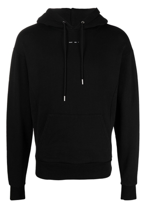 HELIOT EMIL chest logo hoodie - Black