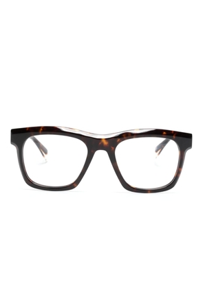GIGI STUDIOS Verne tortoiseshell square-frame glasses - Brown