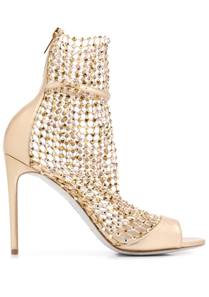 René Caovilla Galaxia stiletto sandals - Gold