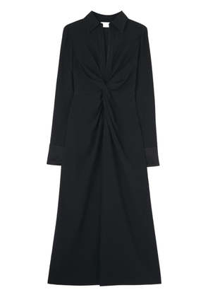 St. John knot-waist shirtdress - Black