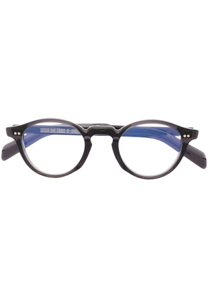 Cutler & Gross two-tone round frame glasses - Grey