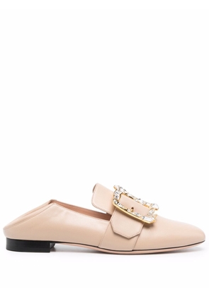 Bally buckle strap foldable heel loafers - Neutrals