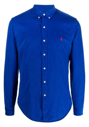 Polo Ralph Lauren Polo Pony-embroidered corduroy cotton shirt - Blue