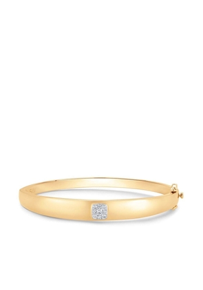 Sara Weinstock 18kt yellow gold Unity Reverie diamond cushion bangle bracelet