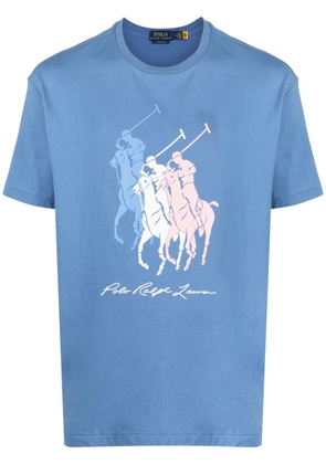 Polo Ralph Lauren logo-print cotton T-shirt - Blue
