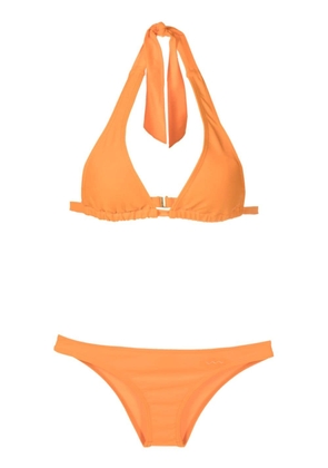 Amir Slama halterneck triangle bikini - Orange