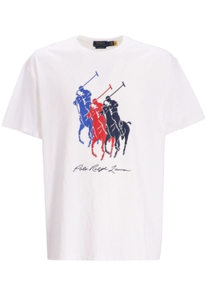 Polo Ralph Lauren Big Pony-motif cotton T-shirt - White