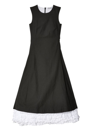 Molly Goddard Fatima layered cotton dress - Black